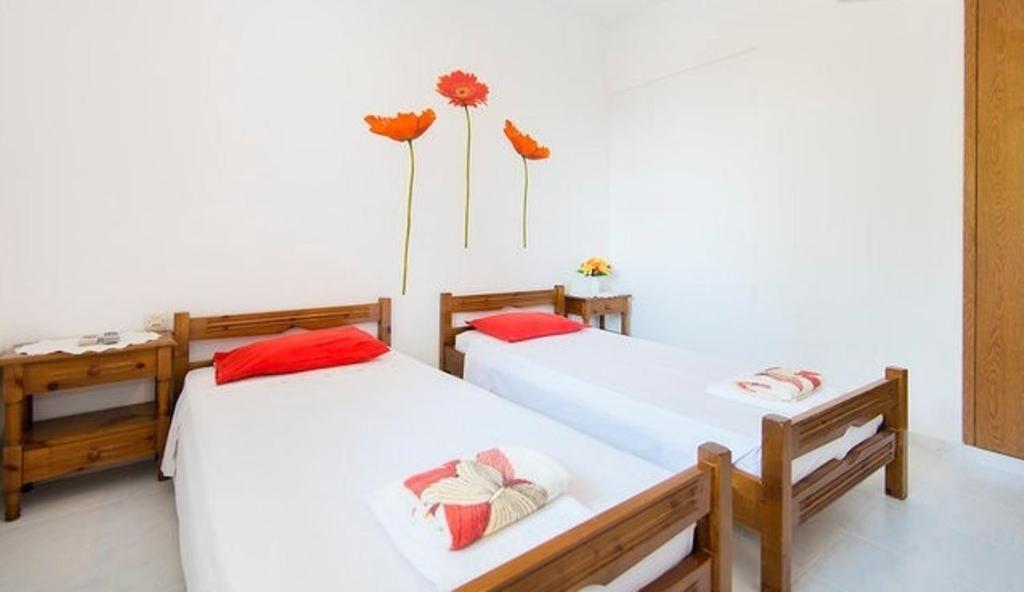 Evi Apartments And Studios Θεολόγος Δωμάτιο φωτογραφία
